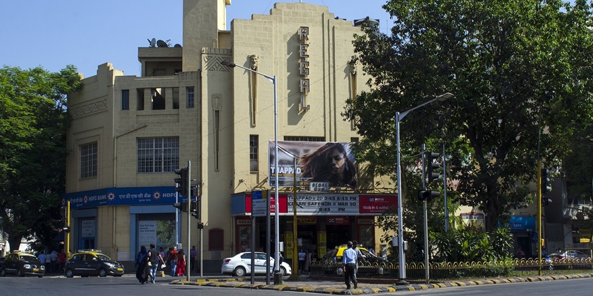 Regal Cinema, a historic Art Deco movie theater and popular destination near Mumbai