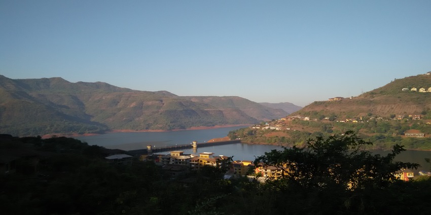 A picture showing scenic landscapes of Lavasa.