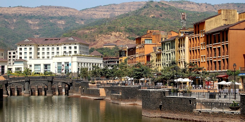Lavasa is a modern town with lakeside activities and natural beauty