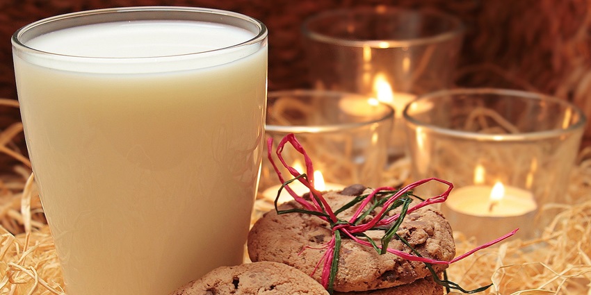 An image showing a serving of delicious haldi milk.