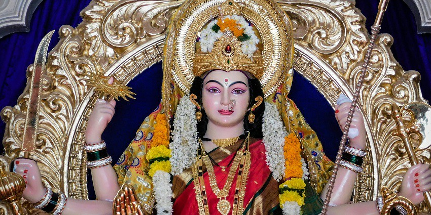 Temple in Faridabad for Maa Laxmi Goddess of wealth.