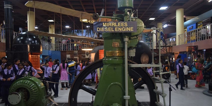Inside the halls of Visvesvaraya Industrial And Technological Museum