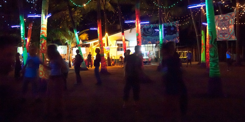 Image of this open-air club is one of the best party places in South Goa