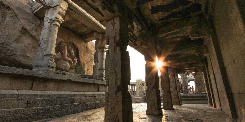 Carving at Lepakshi temple, a place to visit near Bangalore within 150 kms
