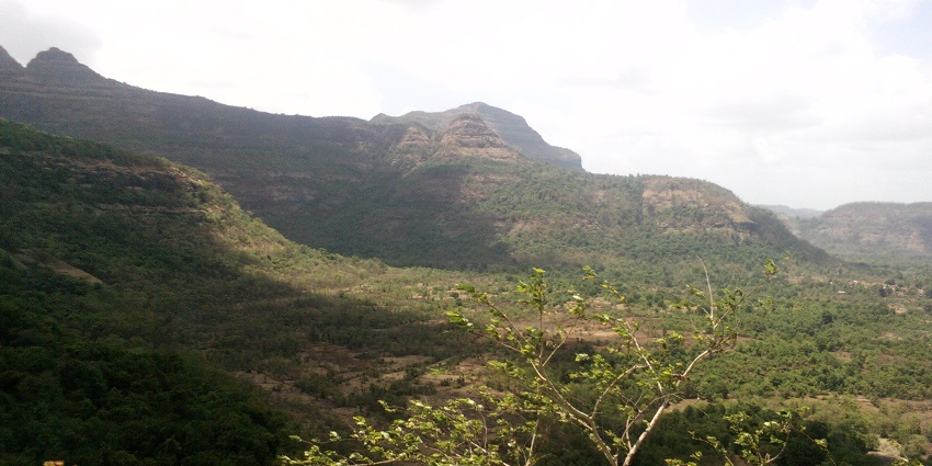 Mangad Fort, the historical site located near Pune and Mumbai.