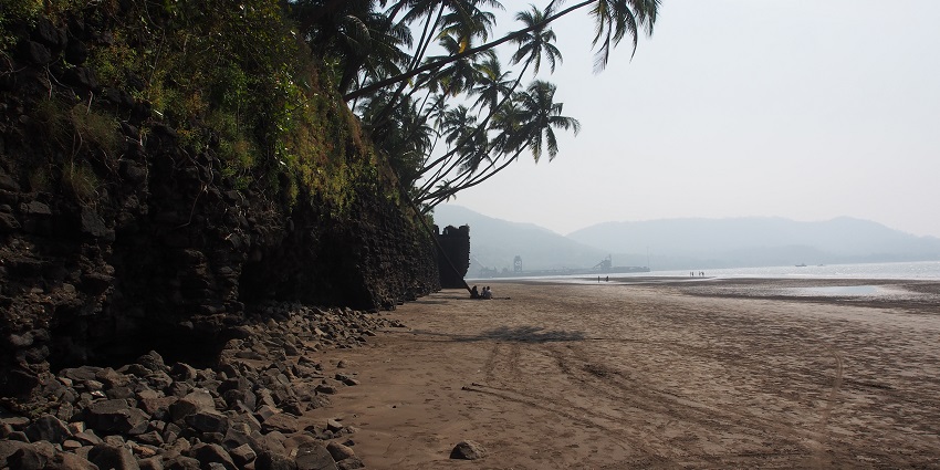  A breathtaking landscape justifying the serene location of Revdanda Fort, Maharashtra.