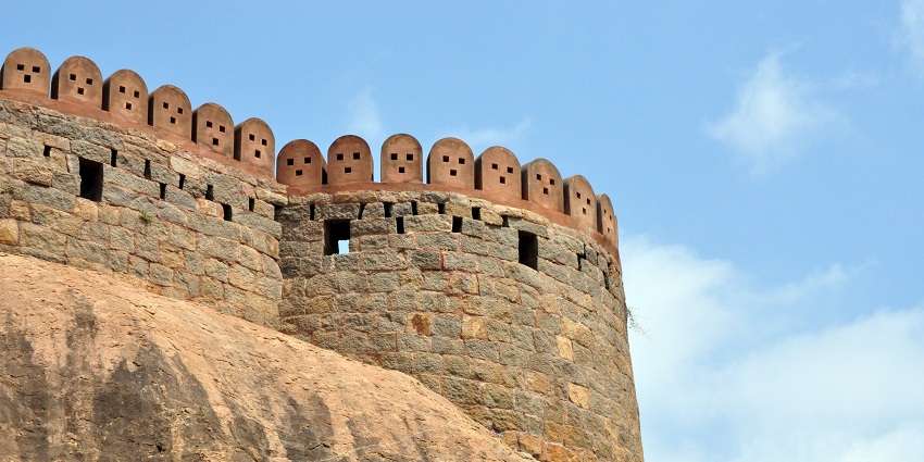 Thirumayam Fort, the historical site in Pudukottai district, Tamil Nadu.