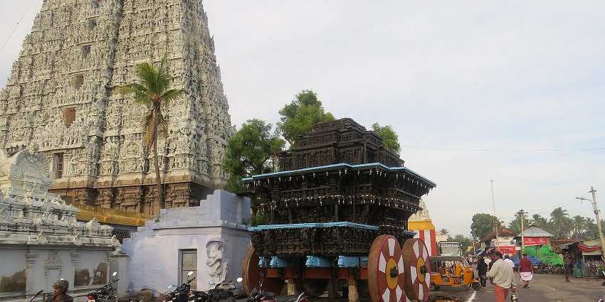 Scenic location of Suchindram Temple.