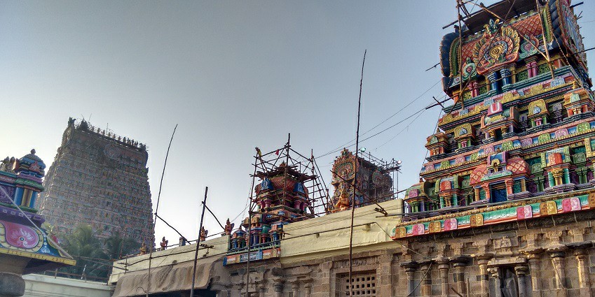 Divine energy of Sarangapani Temple, where tradition and faith unite in every corner.