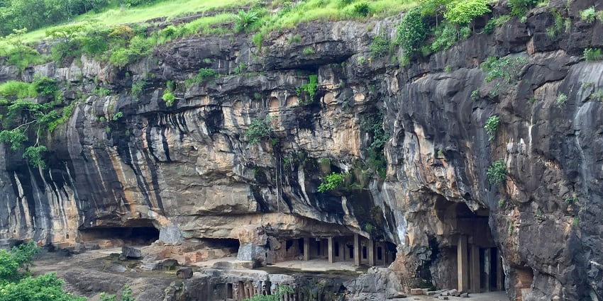 Pitalkhora Caves are located in the Satmala range, Aurangabad, Maharashtra.