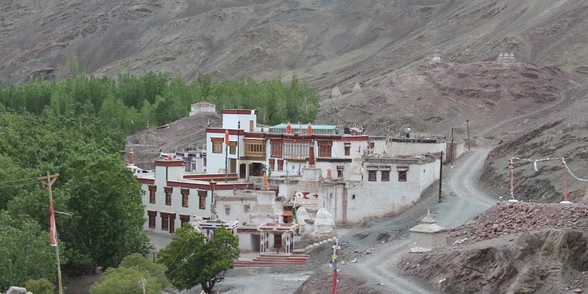 Stok Monastery or Gompa is located in the district of Leh in Ladakh at high elevation.