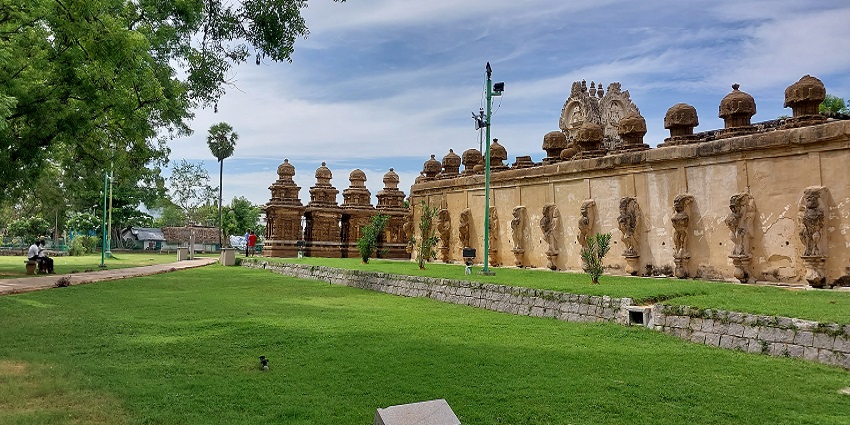 Kailasanathar Temple: A majestic architectural marvel standing tall.