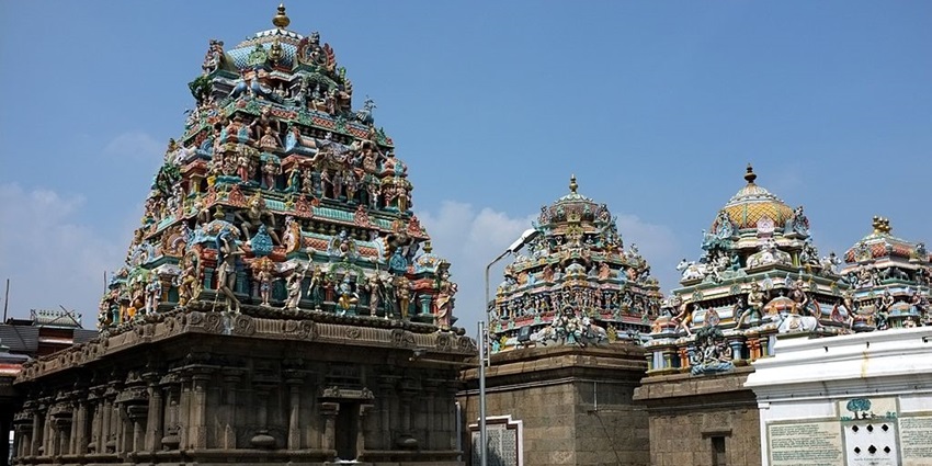 Image of Kapaleeswarar Temple is located in Mylapore, Chennai, Tamil Nadu