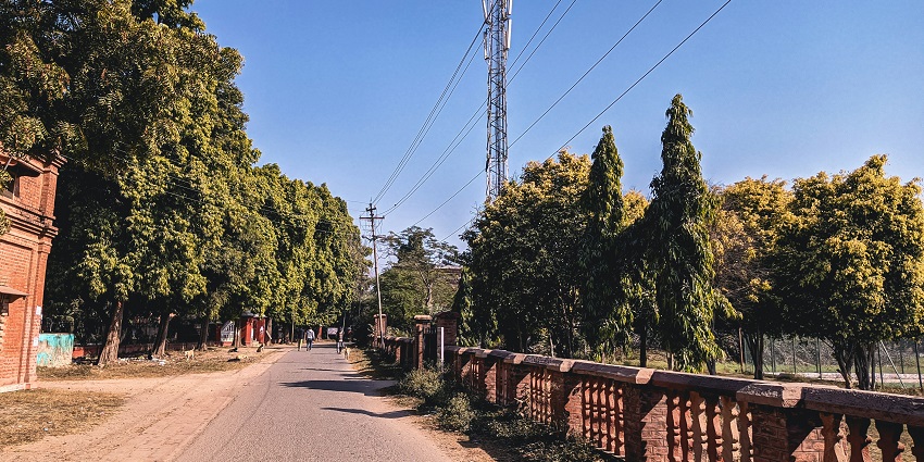 An image of the city of Aligarh, Uttar Pradesh where the exciting water park is located.