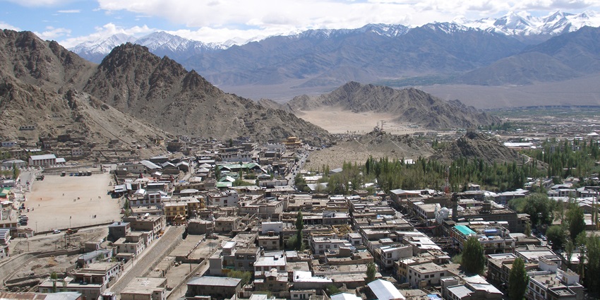 View of Leh, Ladakh.