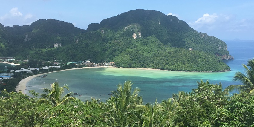 The full moon party Phi Phi Island 2024 is ideal for swimming and beachside relaxation.