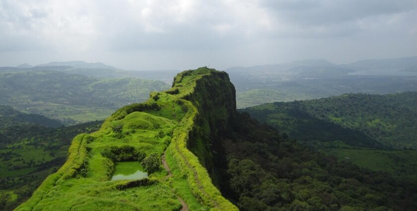 Lohagad Fort, offering panoramic views and a rich history, is a popular tourist attraction.