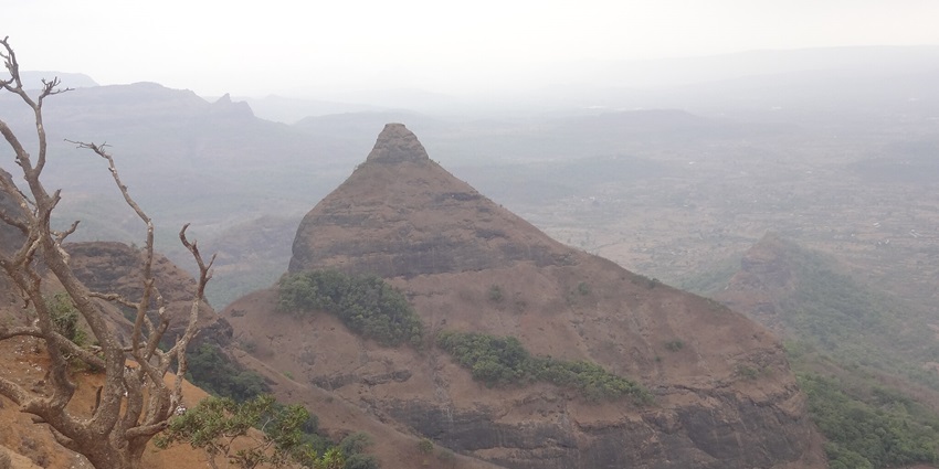 Scenic view of lush green hills in Lonavala.