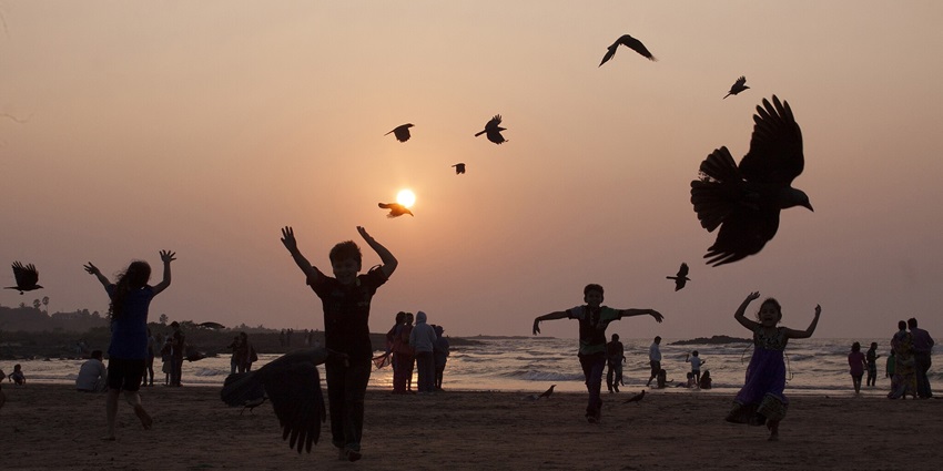 Madh Island Beach boasts picturesque landscapes and a peaceful atmosphere