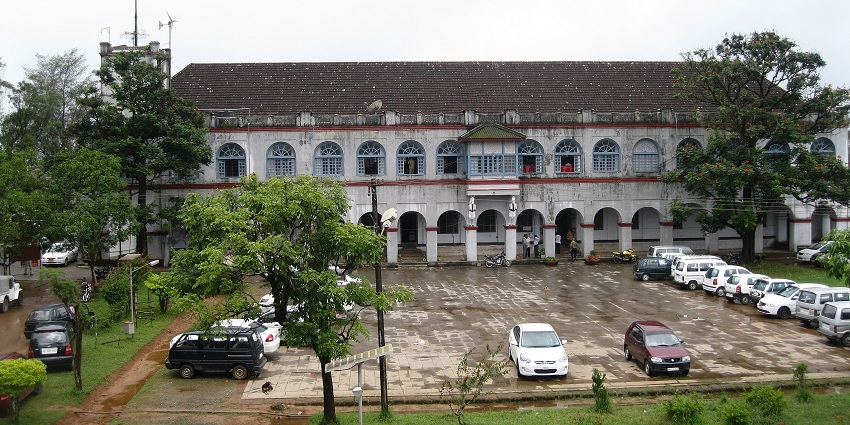 An aerial view of the Madikeri Fort, one of the top places to visit in Coorg, Karnataka.