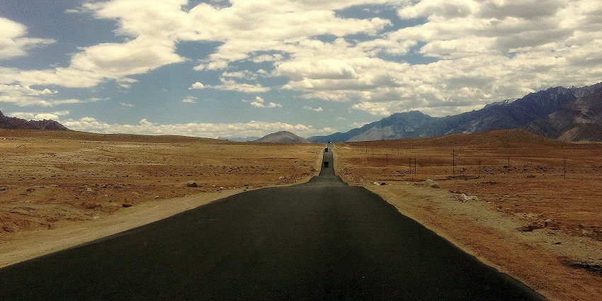 Magnetic Hill is a unique natural phenomenon located a few kilometres from Leh.
