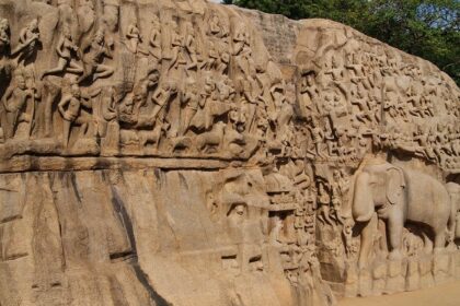 Mahabalipuram Caves feature intricate rock-cut temples and ancient carvings.