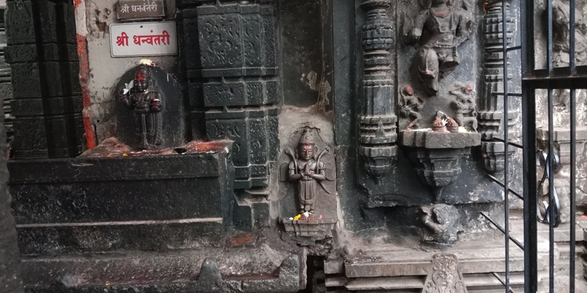 Mahalaxmi Temple in Kolhapur is one of the historical places near Vishalgad Fort.