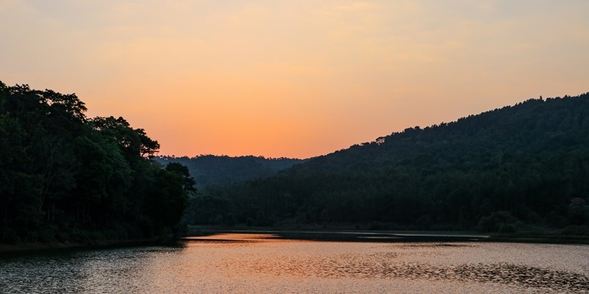 Scenic view of the Maharana Pratap Sagar, one of the most beautiful places to visit near Pathankot