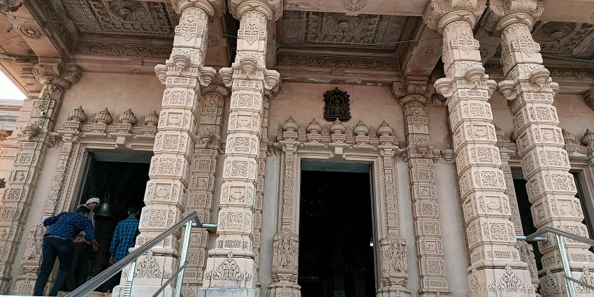Main entrance of Mahavir Temple located in Mahavir Giri, Bhopal, Madhya Pradesh