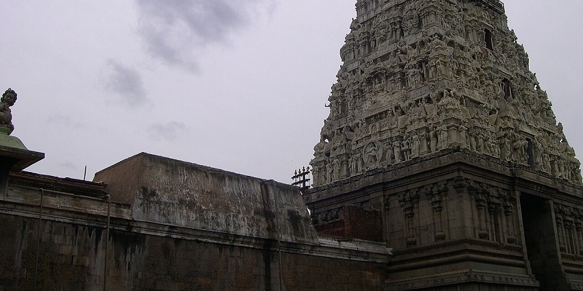 Mailam Murugan Temple, a renowned hill temple in Tindivanam dedicated to Lord Murugan.