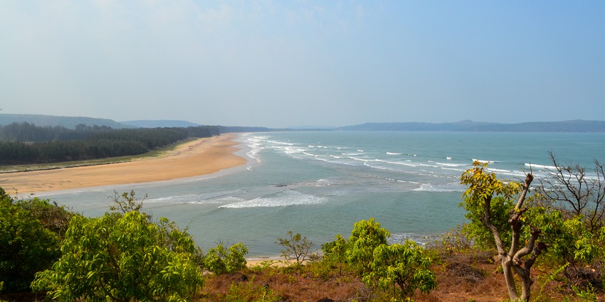 Malgund beach is a very clean beach - one of the beautiful places to visit in Devgad.