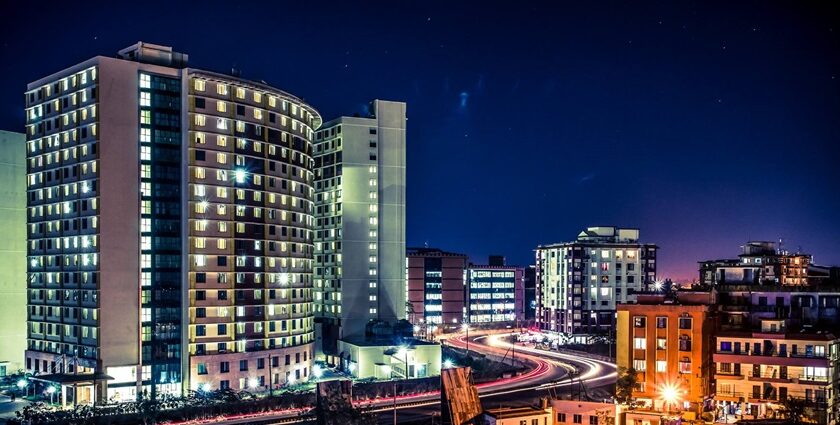 A serene night view in Manipal, featuring top places to visit near Manipal.