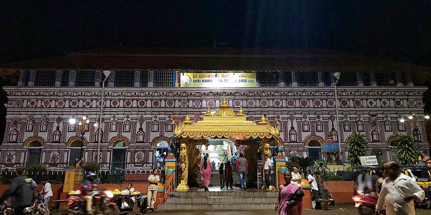Beautiful historical Marikamba Temple in Sirsi, a must places to visit near Sirsi Karnataka