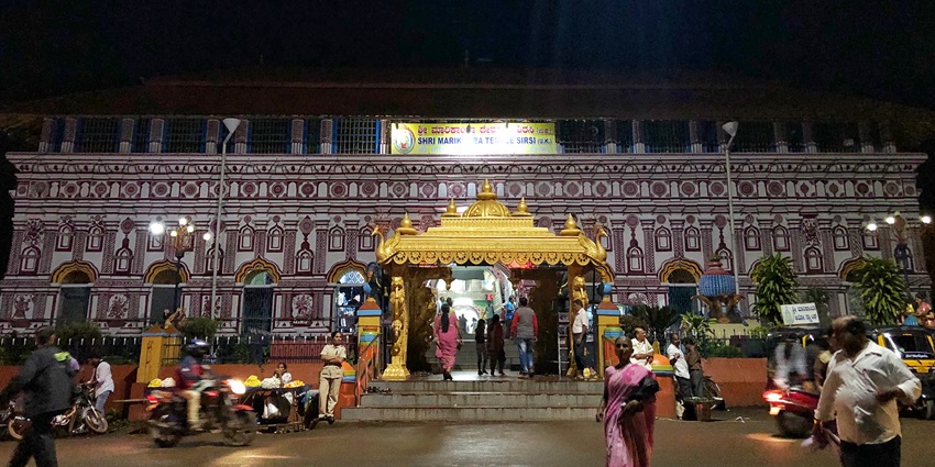Marikamba Temple, is among the best places to visit in Sirsi's shrine known for devotion.
