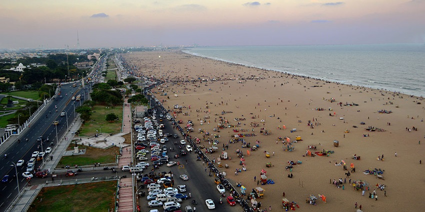 Famous beach is known for its long coastline and activities for every traveller.