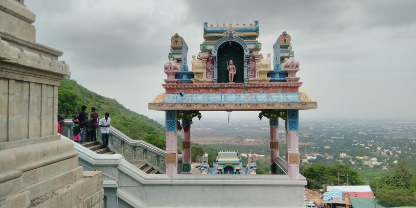A breathtaking view from the top of the temple near Adiyogi temple.