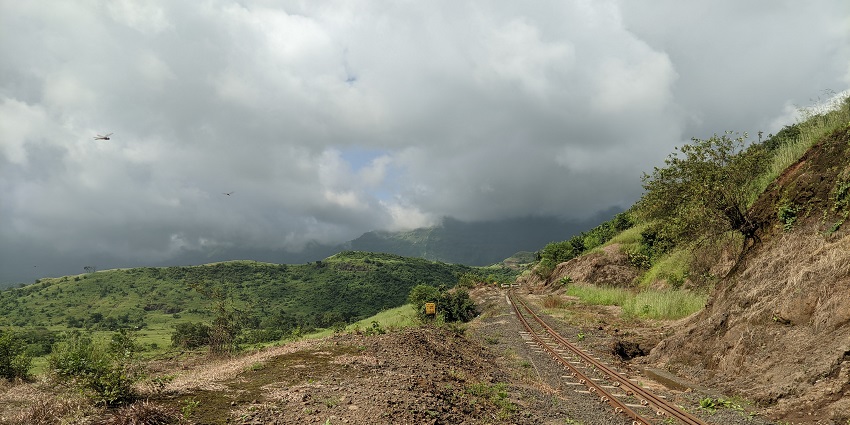 A picture of Matheran’s hills captured during one of the road trips from Mumbai.