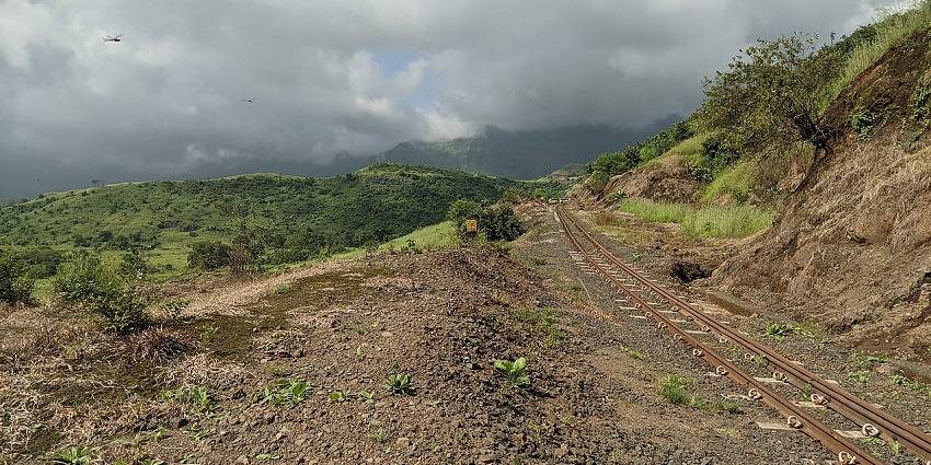 Scenic view of Matheran hills with clouds, the best place near Rangana Fort.