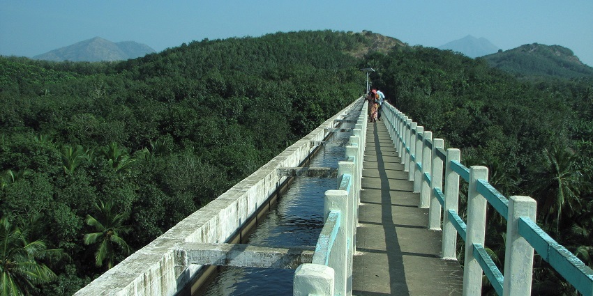 Mathur Aqueduct, one of South Asia's longest and tallest aqueducts, and a must-visit.