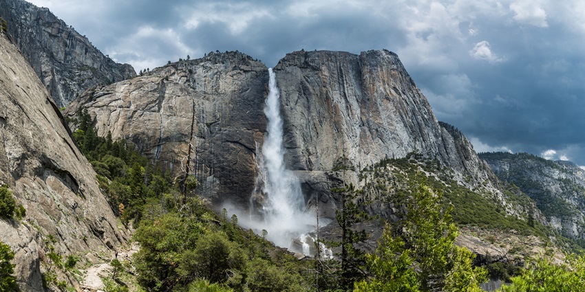 Mattighatta Falls features a stunning waterfall surrounded by greenery and tranquillity.