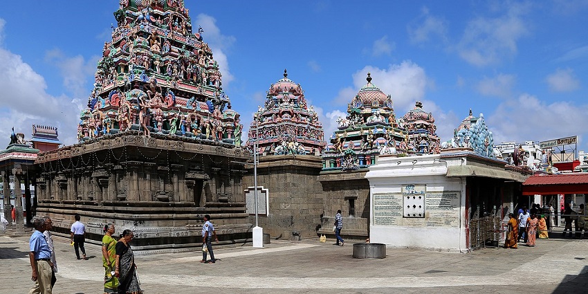 Iconic Meenakshi Amman Temple is famous for its intricate architecture and vibrant rituals.