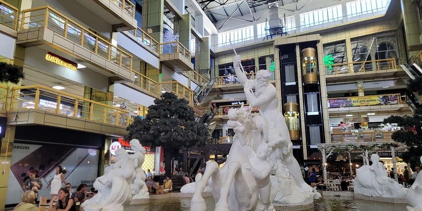 Image of mall inside peaceful shopping spot with everything under one roof