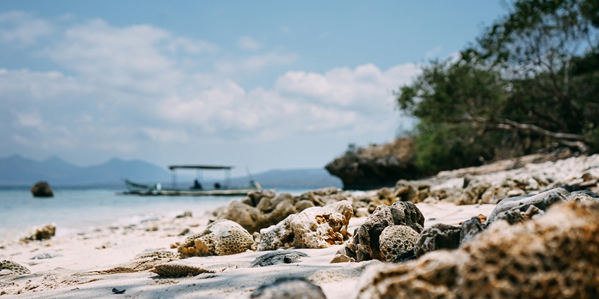 An image of a beach at Menjangan Island, one of the best West Bali National Park photos