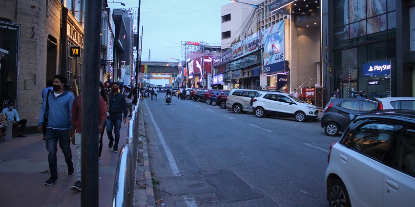 MG and Brigade Road, a vibrant place to visit in Bangalore at night