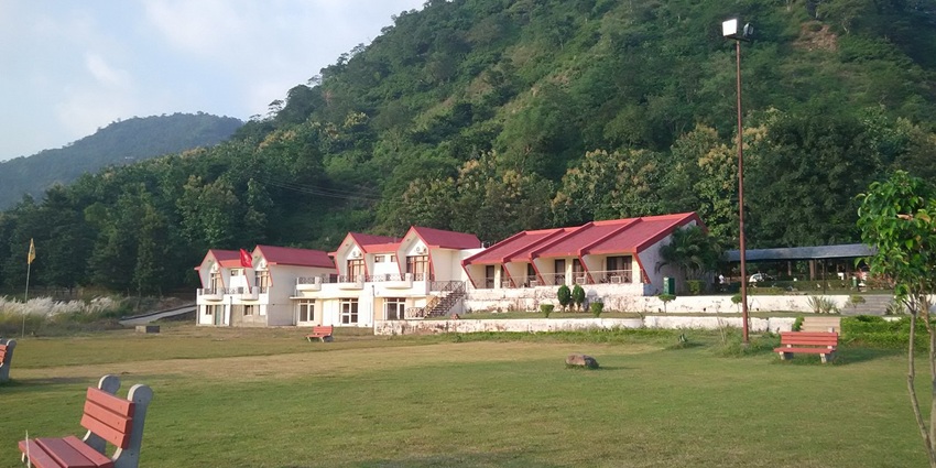 A glimpse of the scenic Morni Hills with lakes and pine forests near Panchkula, Haryana.