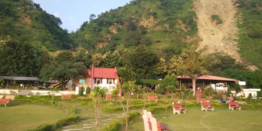 Panoramic image of the Morni Hills which is one of the best places to explore in the city