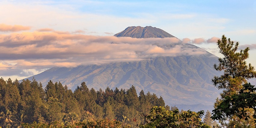 An image of Mount Rinjani, a must-visit peak on the island for adventure seekers.