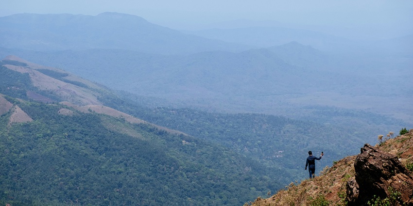 Mullayanagiri is among the best places to visit in summer in Karnataka with majestic peaks.