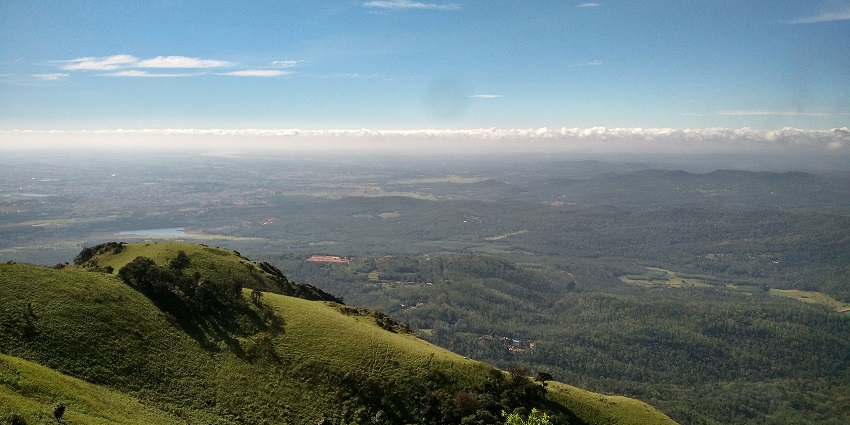 Mullayanagiri, is among the famous places to visit in Chikmagalur with breathtaking views and trekking