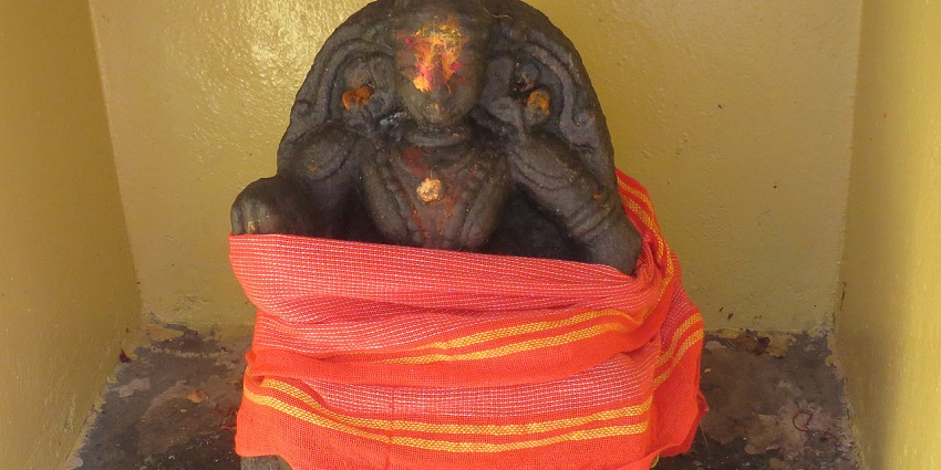 Lord Murugan idol in one of the temples in Tirupur in South India, a popular destination.